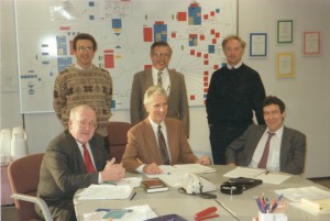 1990 - The EARN Executive Board with the General Manager of the EARN Office